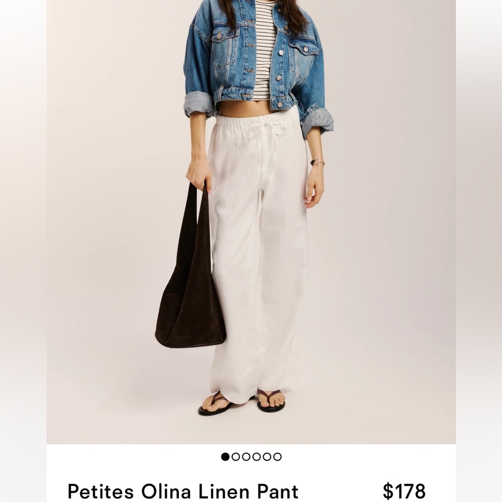 Reformation linen pants